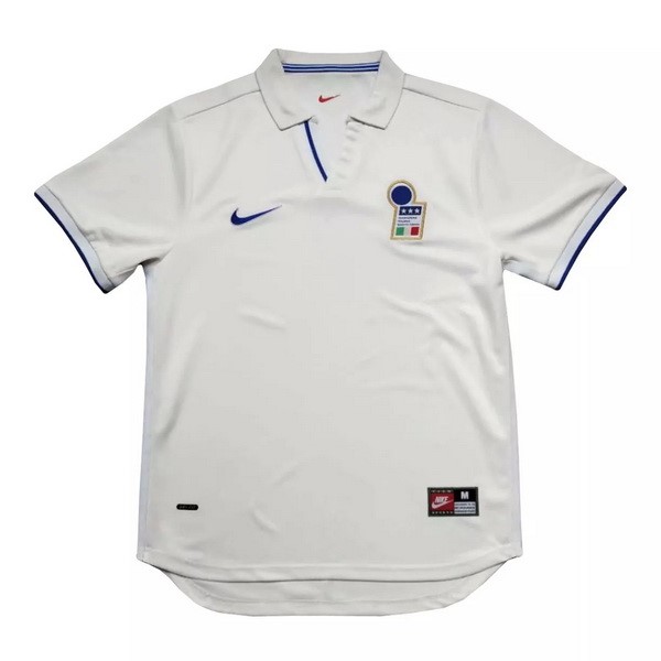 Auswärtstrikot Thailand Italy Retro 1998 Blau Günstige Fußballtrikots